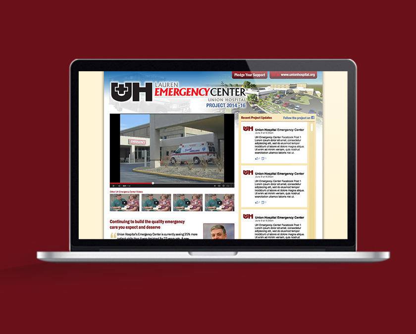 Union Hospital Website Introduction